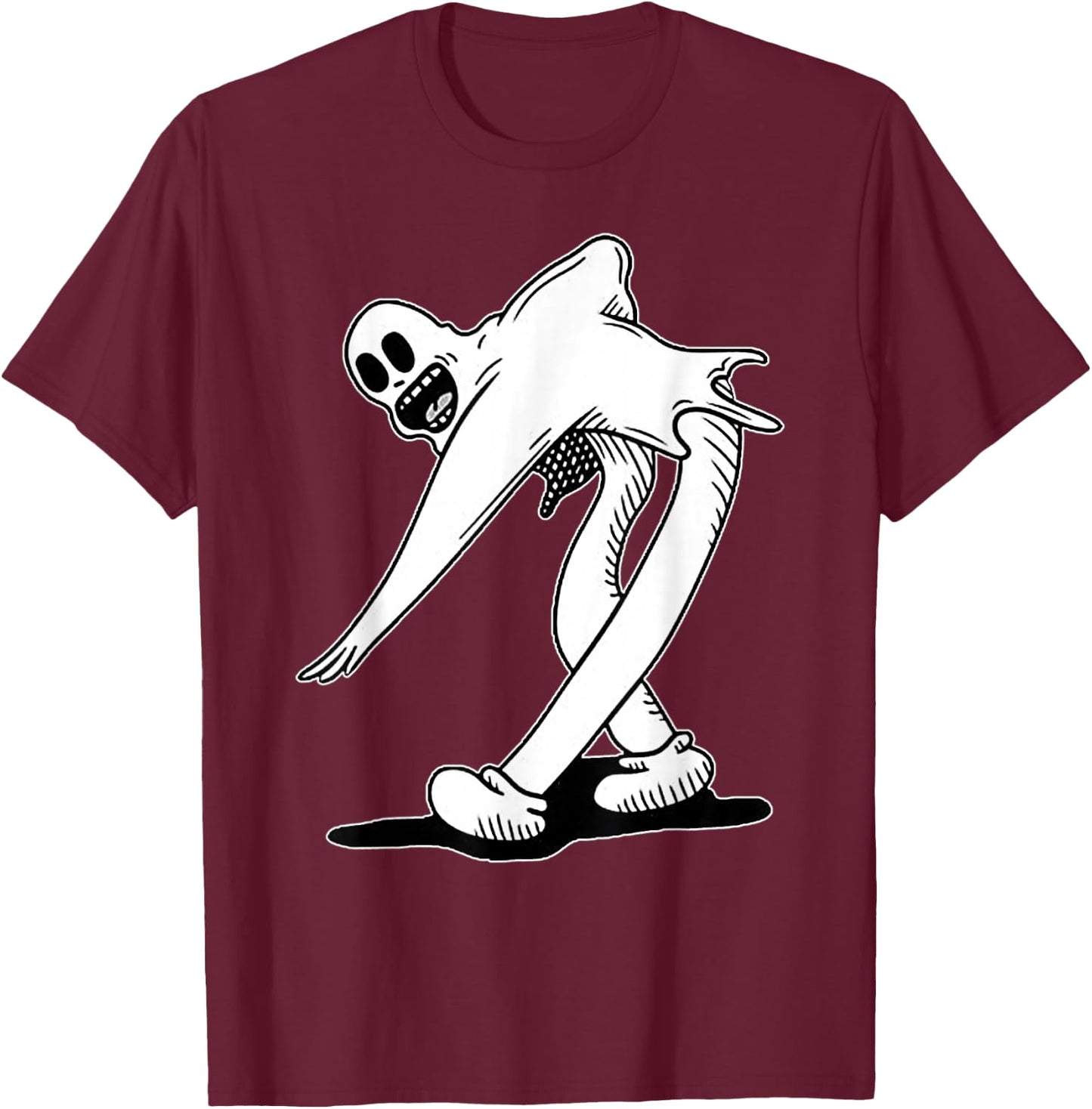 Koko the Clown Ghost Dancing T-Shirt - T-Shirt | Maroon