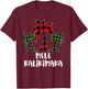 Mele Kalikimaka Palm Tree Hawaii Buffalo Plaid Christmas PJ T-Shirt - T-Shirt | Maroon