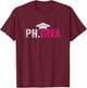 Ph.Diva PHD Student Graduation Degree Med Law School Gift T-Shirt - T-Shirt | Maroon