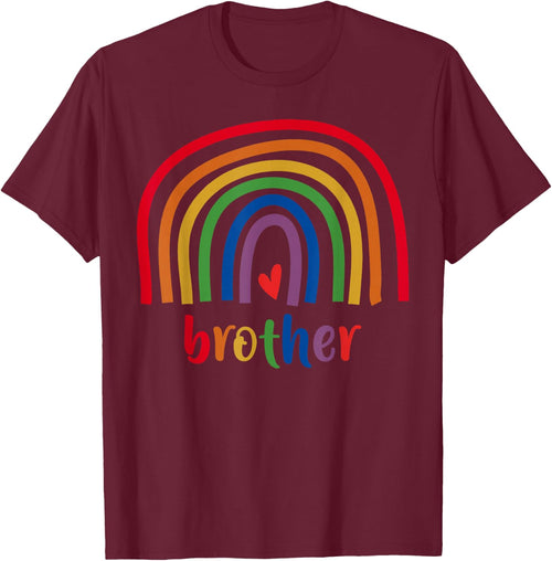 Brother Rainbow Gifts Men Family Matching Birthday