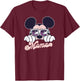 Disney Mickey And Friends Cool Mickey Summer Vibes Mama Logo T-Shirt - T-Shirt | Maroon