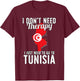 Tunisian Flag I Tunisia Flag I Vacation Tunisia T-Shirt - T-Shirt | Maroon