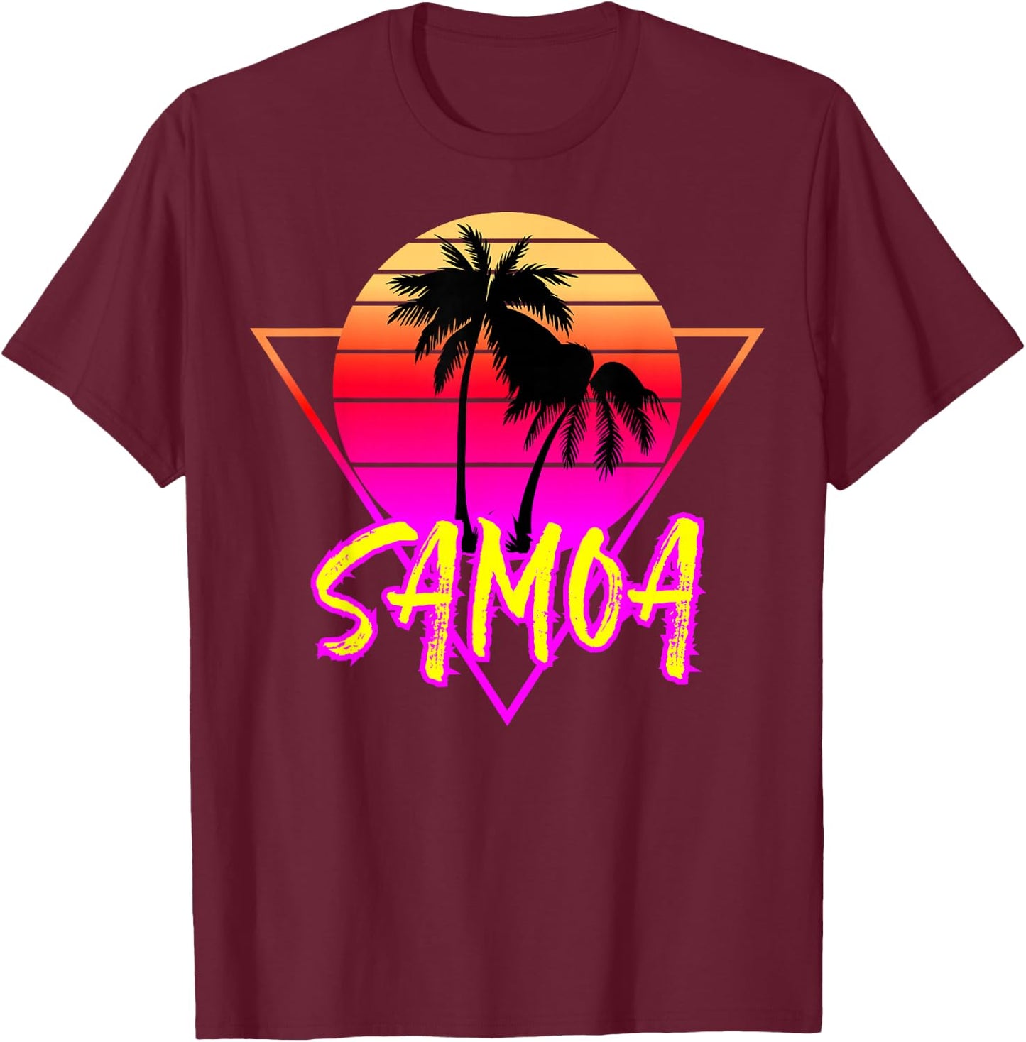 American Samoa Samoan Polynesian Pacific Island Shirt T-Shirt - T-Shirt | Maroon