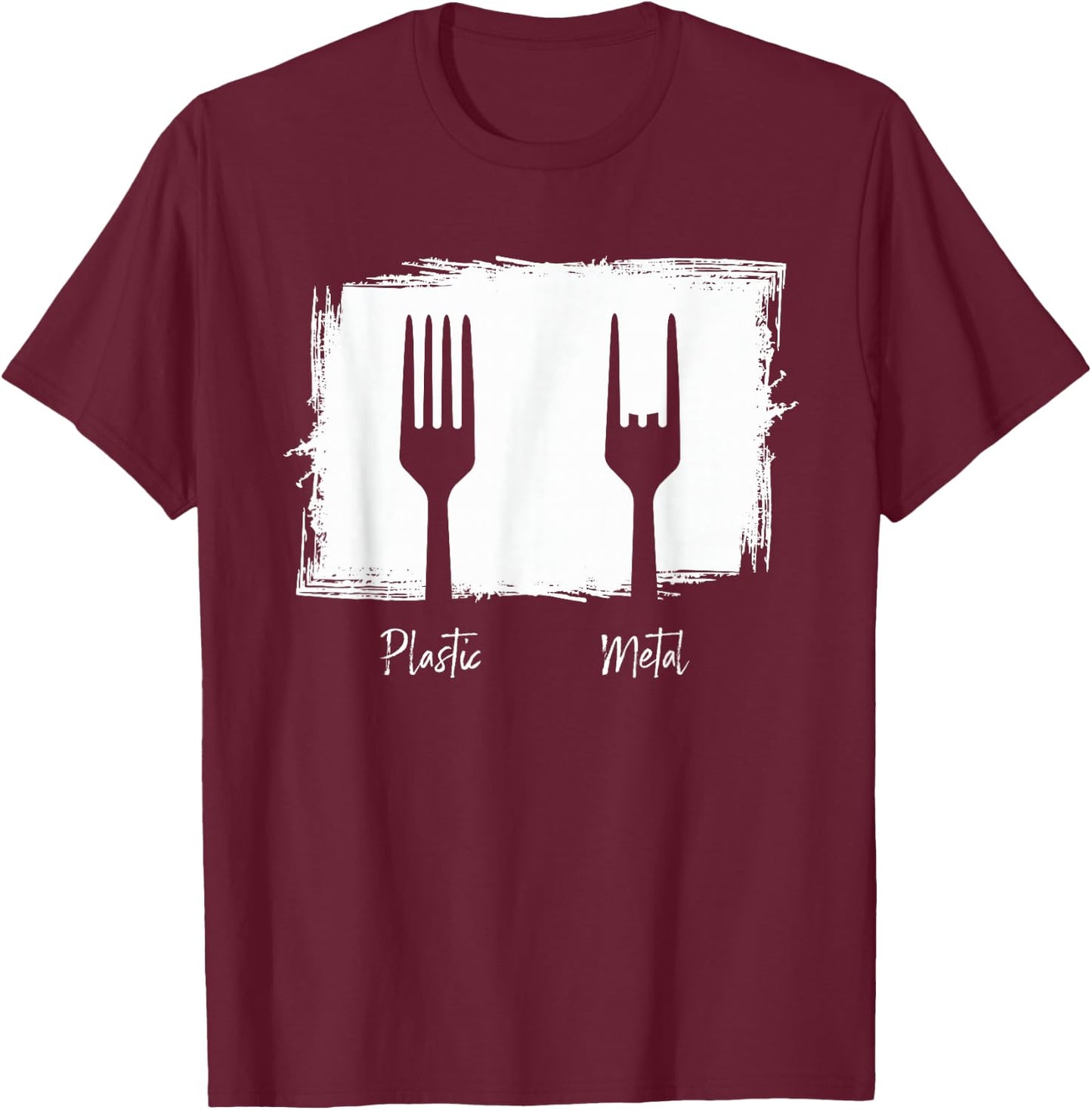 Heavy Metal Rocker Punk Rock Music Hard Rock T-Shirt - T-Shirt | Maroon