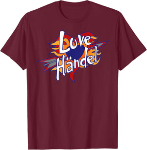 Disney Phineas and Ferb Love Handle Logo Small T-Shirt - T-Shirt | Maroon