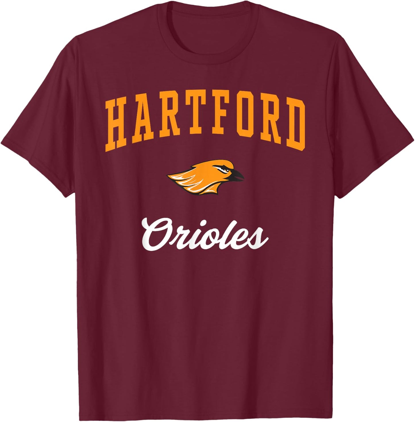 Hartford High School Orioles T-Shirt - T-Shirt | Maroon