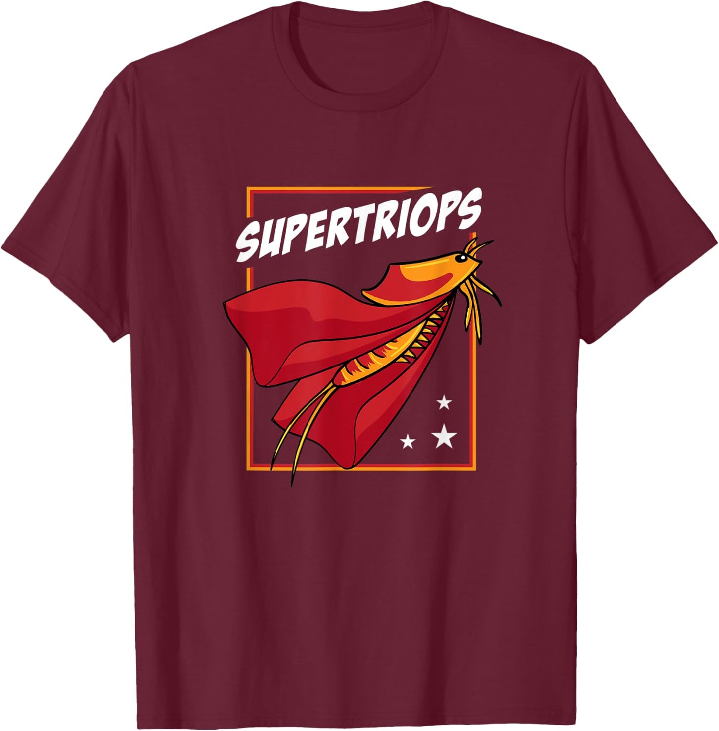 Supertriops funny Design for Pet Triops Fans T-Shirt - T-Shirt | Maroon