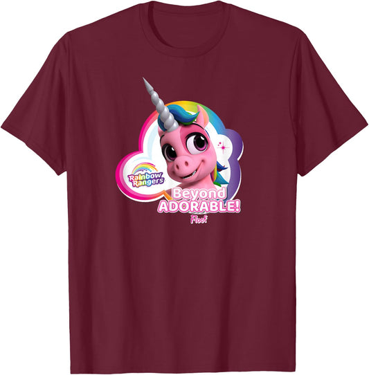 Rainbow Rangers Floof "Beyond Adorable!" T-Shirt - T-Shirt | Maroon