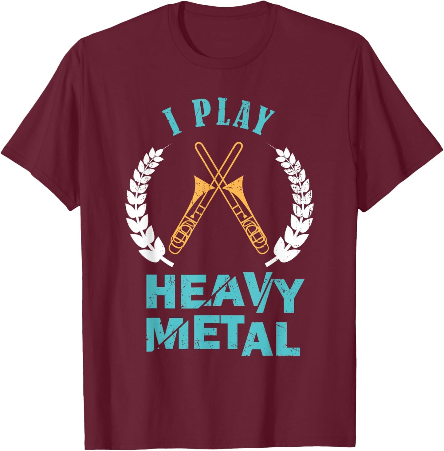 Trombone Musician - Orchestra Band Jazz Music Trombonist T-Shirt - T-Shirt | Maroon