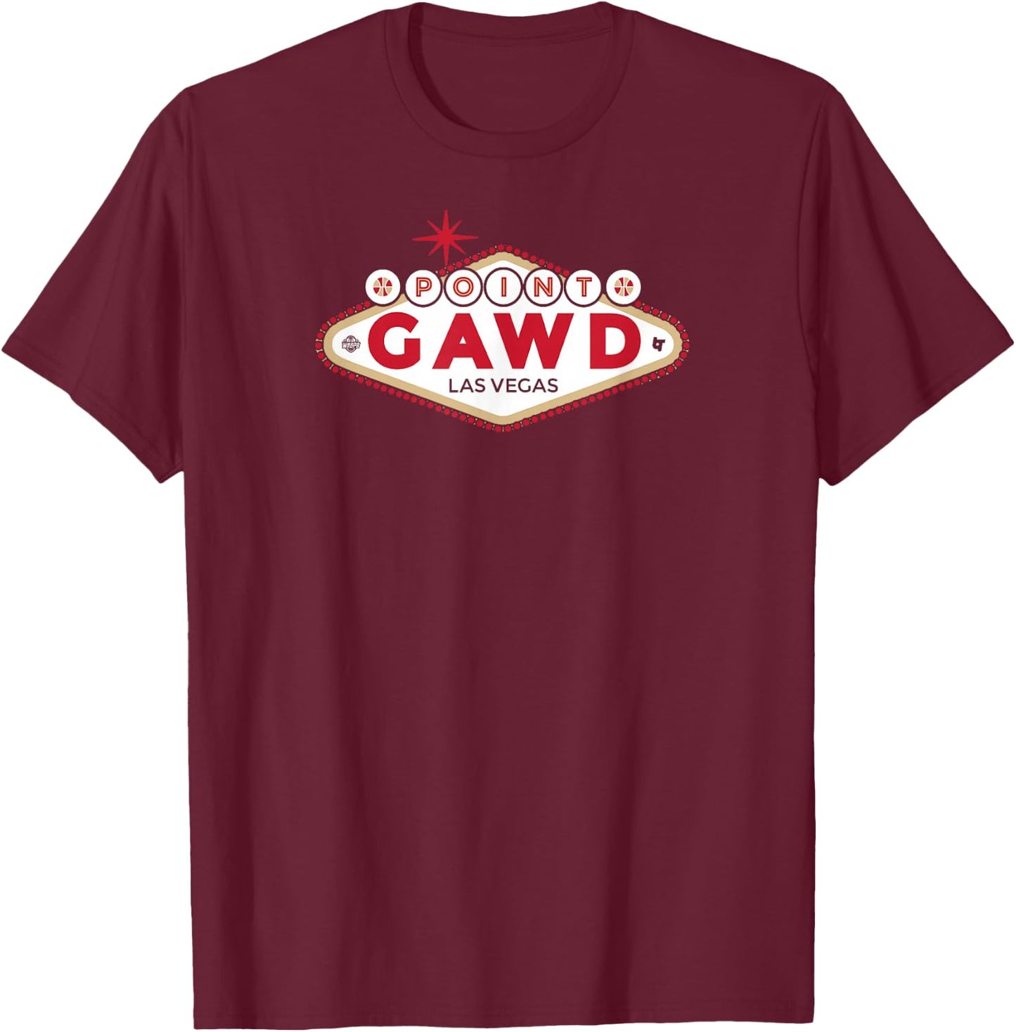 Las Vegas Point Gawd - Chelsea Gray - Las Vegas Basketball T-Shirt - T-Shirt | Maroon