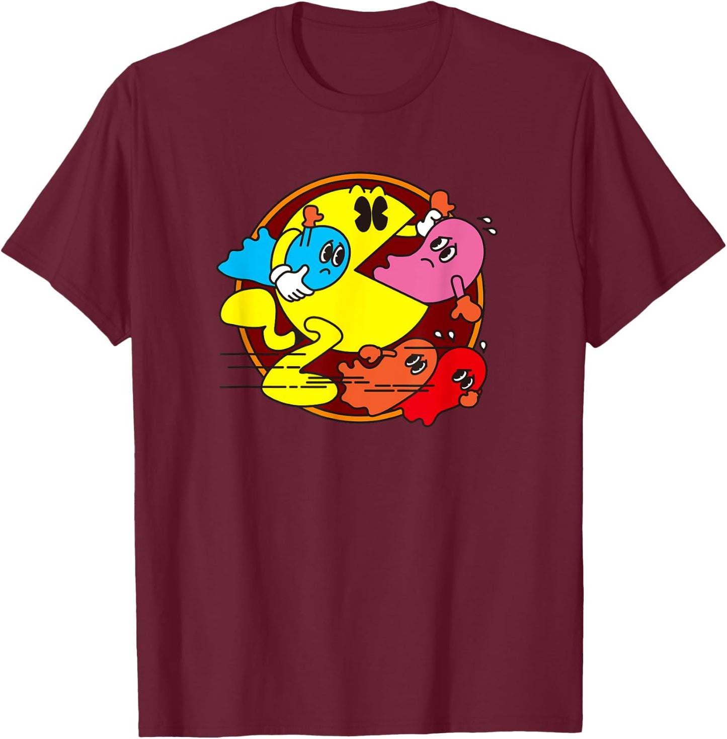 Pac-man T-Shirt - T-Shirt | Maroon