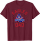 American University AU Eagles Arched Dad T-Shirt - T-Shirt | Maroon