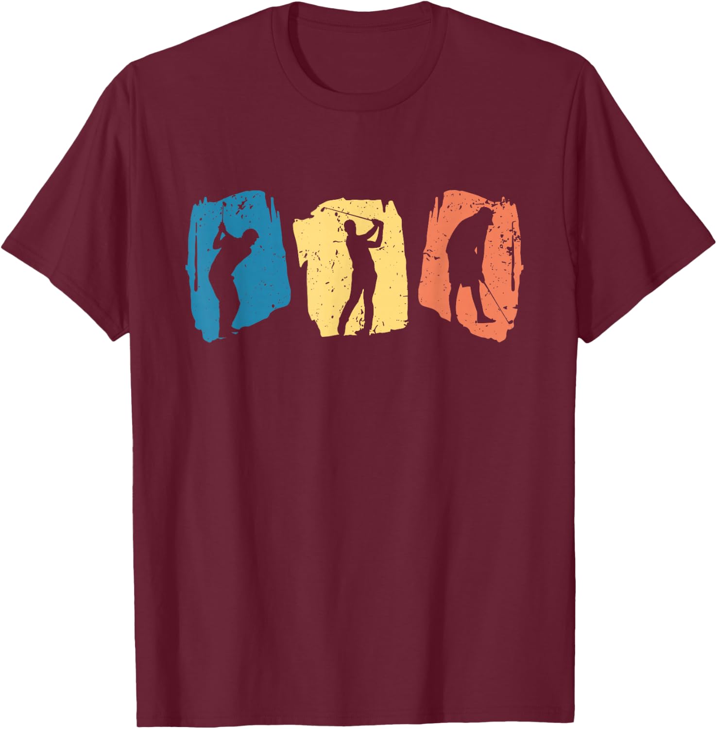 Golf Shirts Boys Golf Balls Golf Player T-Shirt - T-Shirt | Maroon