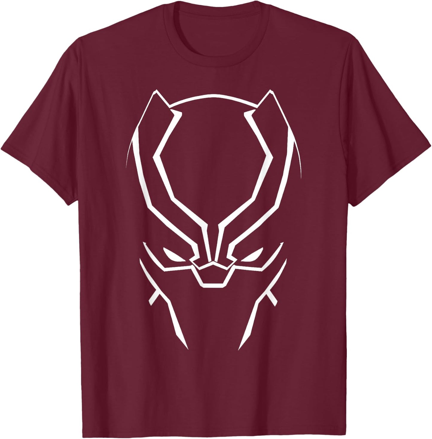 Marvel Avengers Black Panther Big Face T-Shirt - T-Shirt | Maroon