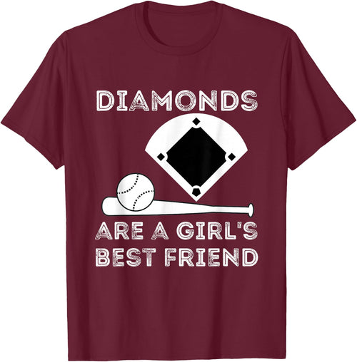 Diamonds Are A Girl's Best Friend - Baseball & Softball Fan