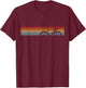 Vintage Road Bike Fixie Bicycle Road Cyclist Retro Cycling T-Shirt - T-Shirt | Maroon