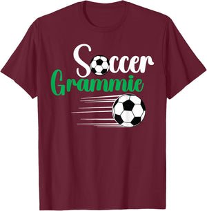 Soccer Grammie Of A Soccer Player Grammie T-Shirt - T-Shirt | Maroon