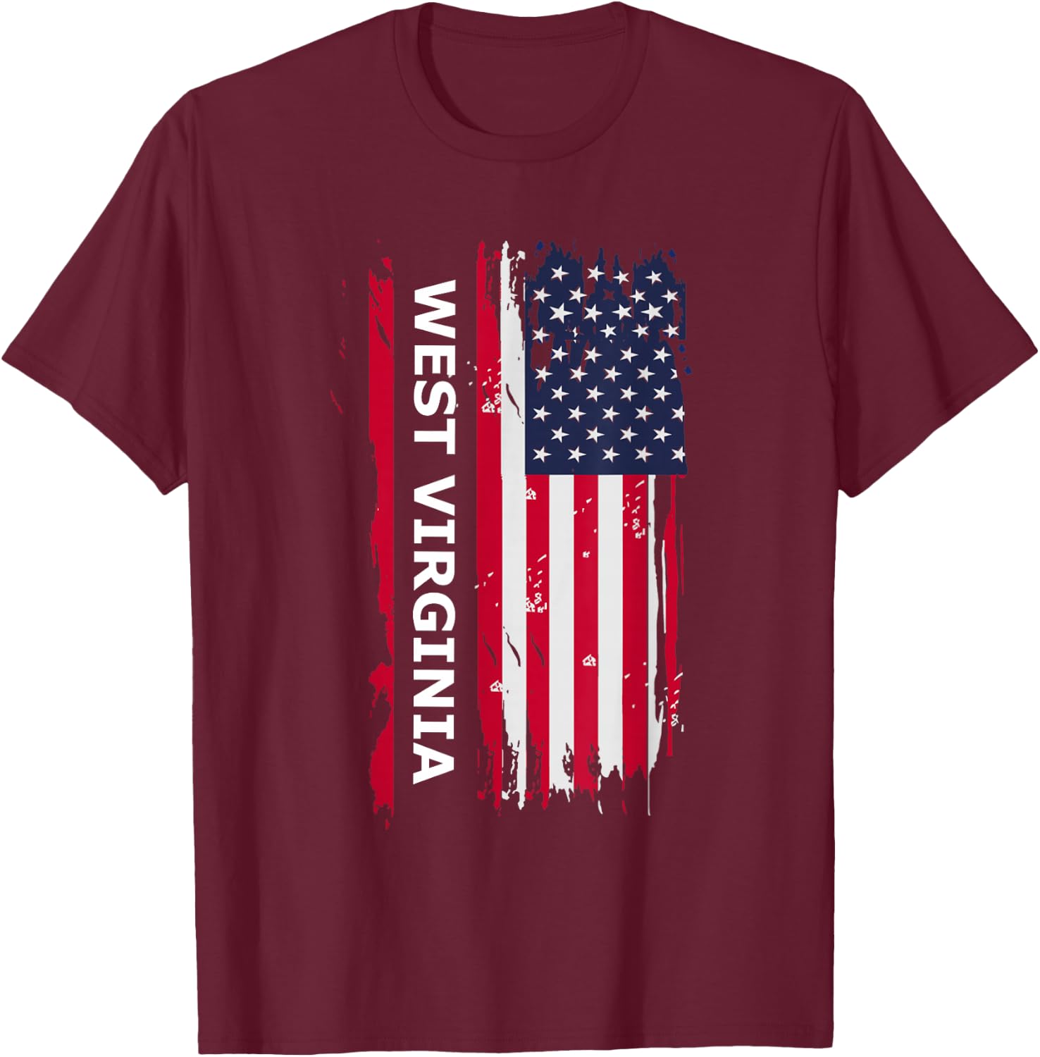 State Of West Virginia T-Shirt - T-Shirt | Maroon