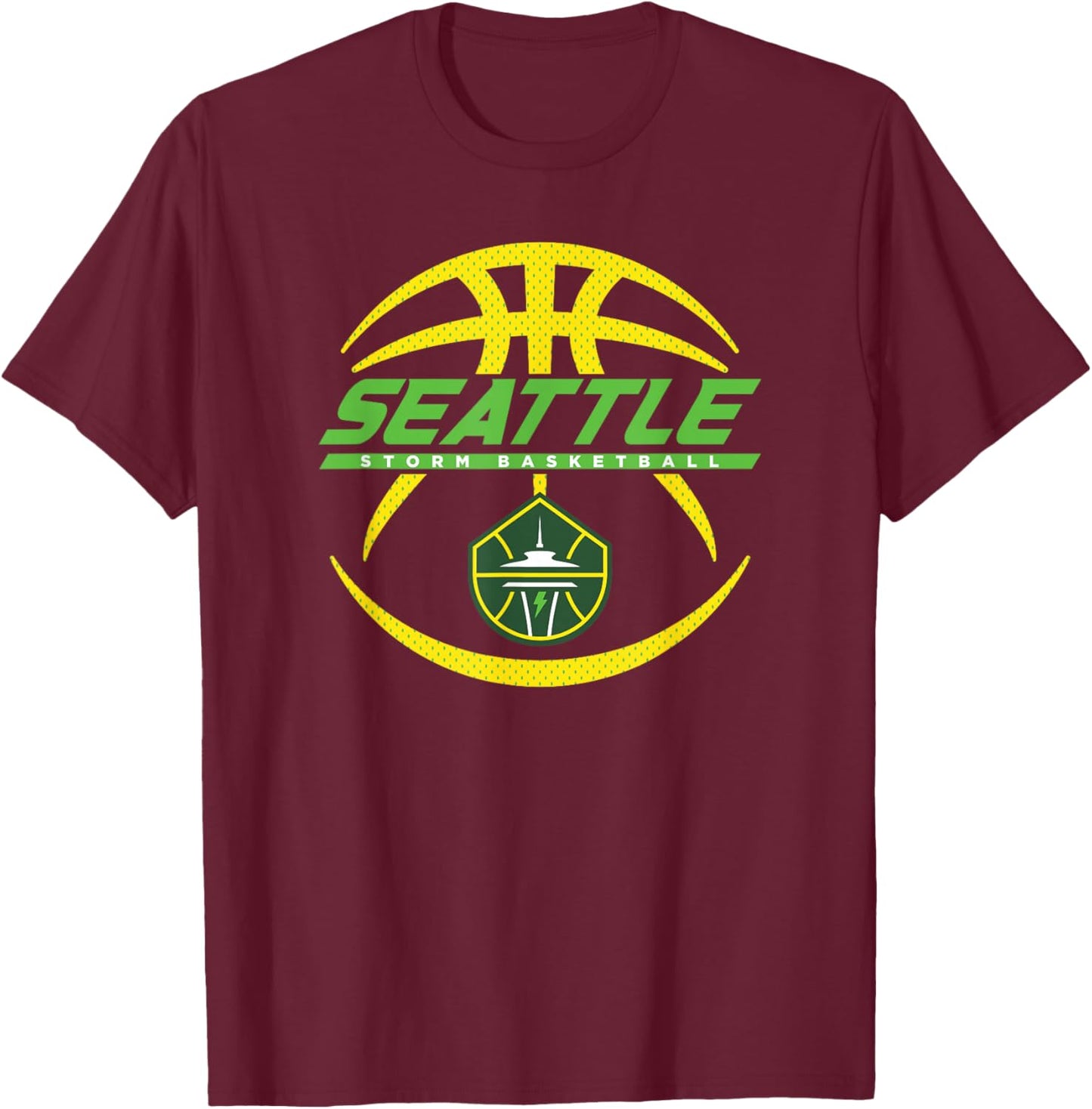 WNBA Seattle Storm The Rock T-Shirt - T-Shirt | Maroon