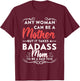 Funny Happy Father's Day To The Best Single Mom T-Shirt - T-Shirt | Maroon
