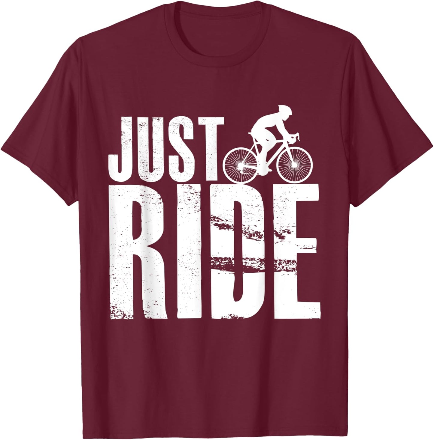 Just Ride T-Shirt - T-Shirt | Maroon