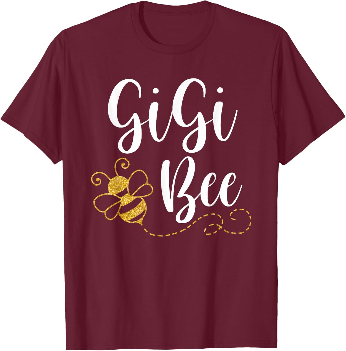 Happy Mother’s Day GiGi Bee Family Matching Cute Funny T-Shirt - T-Shirt | Maroon