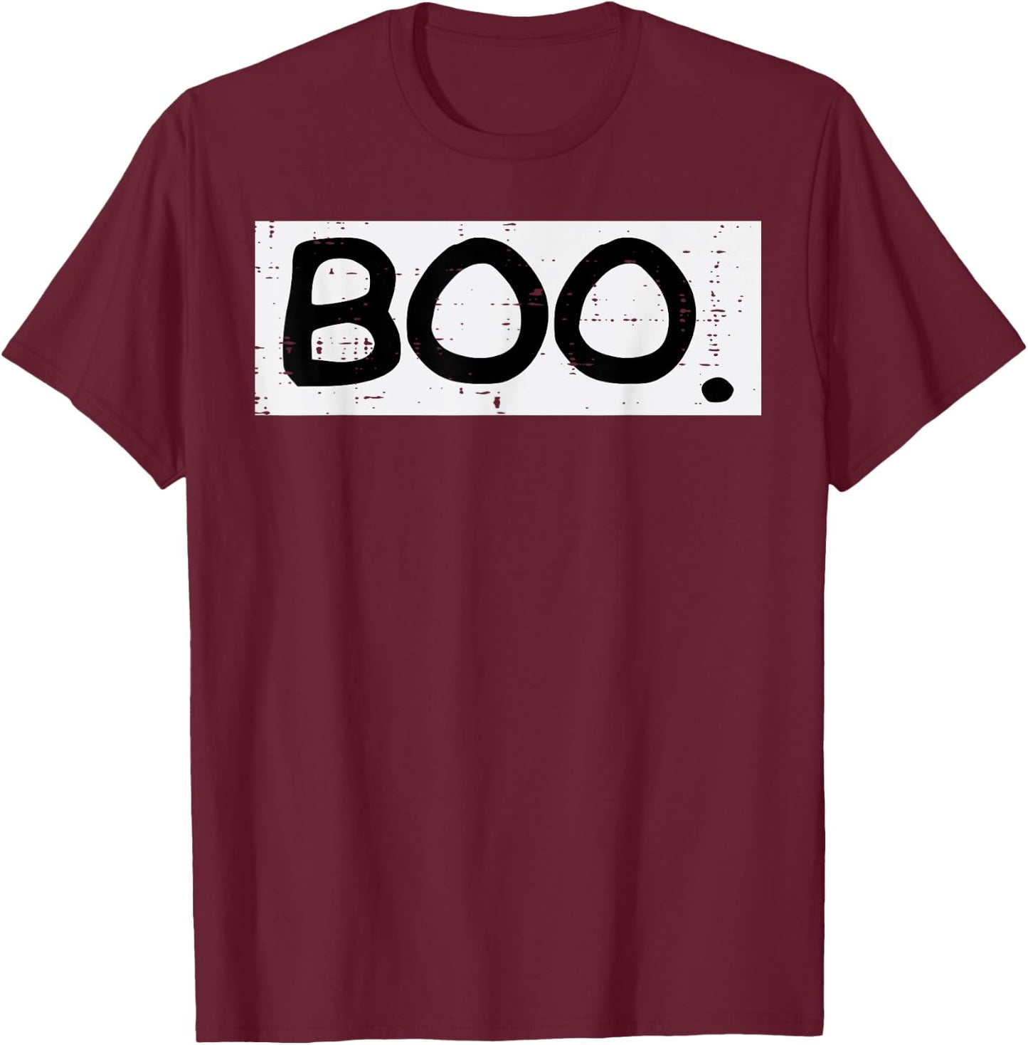 Boo Halloween Costume Lazy Women Men Kids Boys Girls Teens T-Shirt - T-Shirt | Maroon