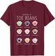 Funny Cat Lover Toe Beans T-Shirt - T-Shirt | Maroon