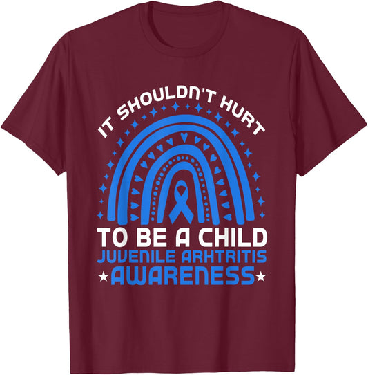 Juvenile Arthritis Awareness JIA T-Shirt - T-Shirt | Maroon