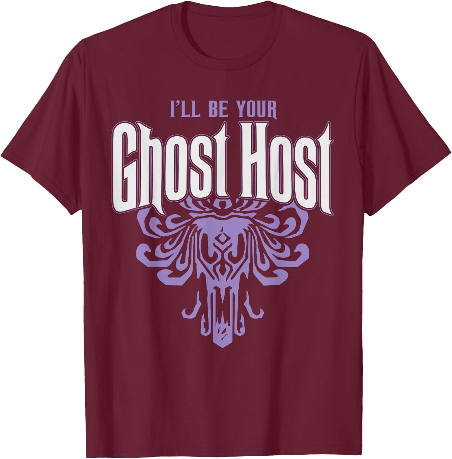 I'll Be Your Ghost Host Haunted Halloween Party T-Shirt - T-Shirt | Maroon