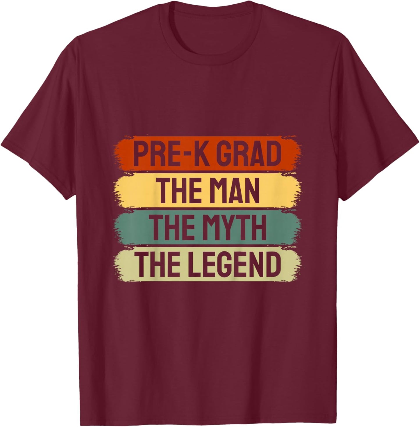 Kids Pre-K Grad 2026 Pre-K Kids Prek Graduation T-Shirt - T-Shirt | Maroon