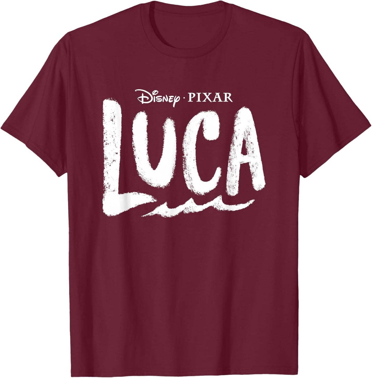 Disney Pixar Luca Logo T-Shirt - T-Shirt | Maroon