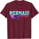 Mermaid Squad Gift T-Shirt - T-Shirt | Maroon