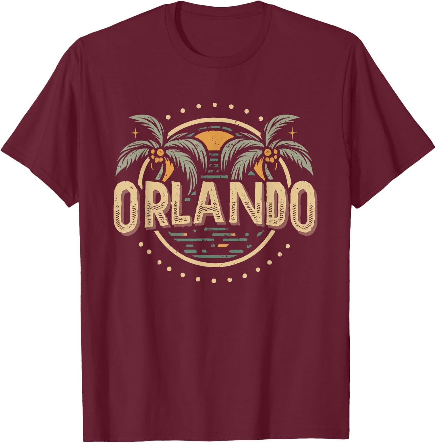 Florida Orlando T-Shirt - T-Shirt | Maroon