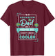 Aquarium Dad Discus Fish Aquarist Fish Breeder T-Shirt - T-Shirt | Maroon