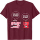 Sewing Machine Coffee Funny Sewing T-Shirt - T-Shirt | Maroon