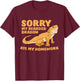 Bearded Dragon School My Bearded Dragon Ate My Homework T-Shirt - T-Shirt | Maroon