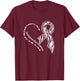 Neuroendocrine Cancer Survivor Heart Warrior T-Shirt - T-Shirt | Maroon