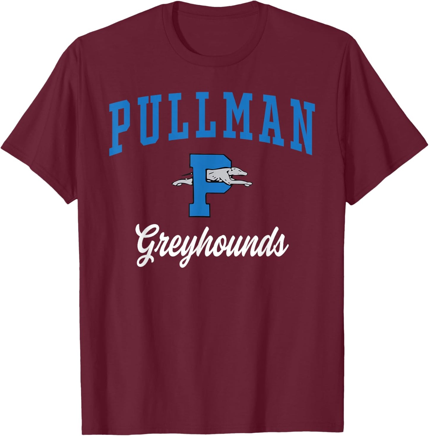 Pullman High School Greyhounds T-Shirt - T-Shirt | Maroon
