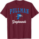 Pullman High School Greyhounds T-Shirt - T-Shirt | Maroon