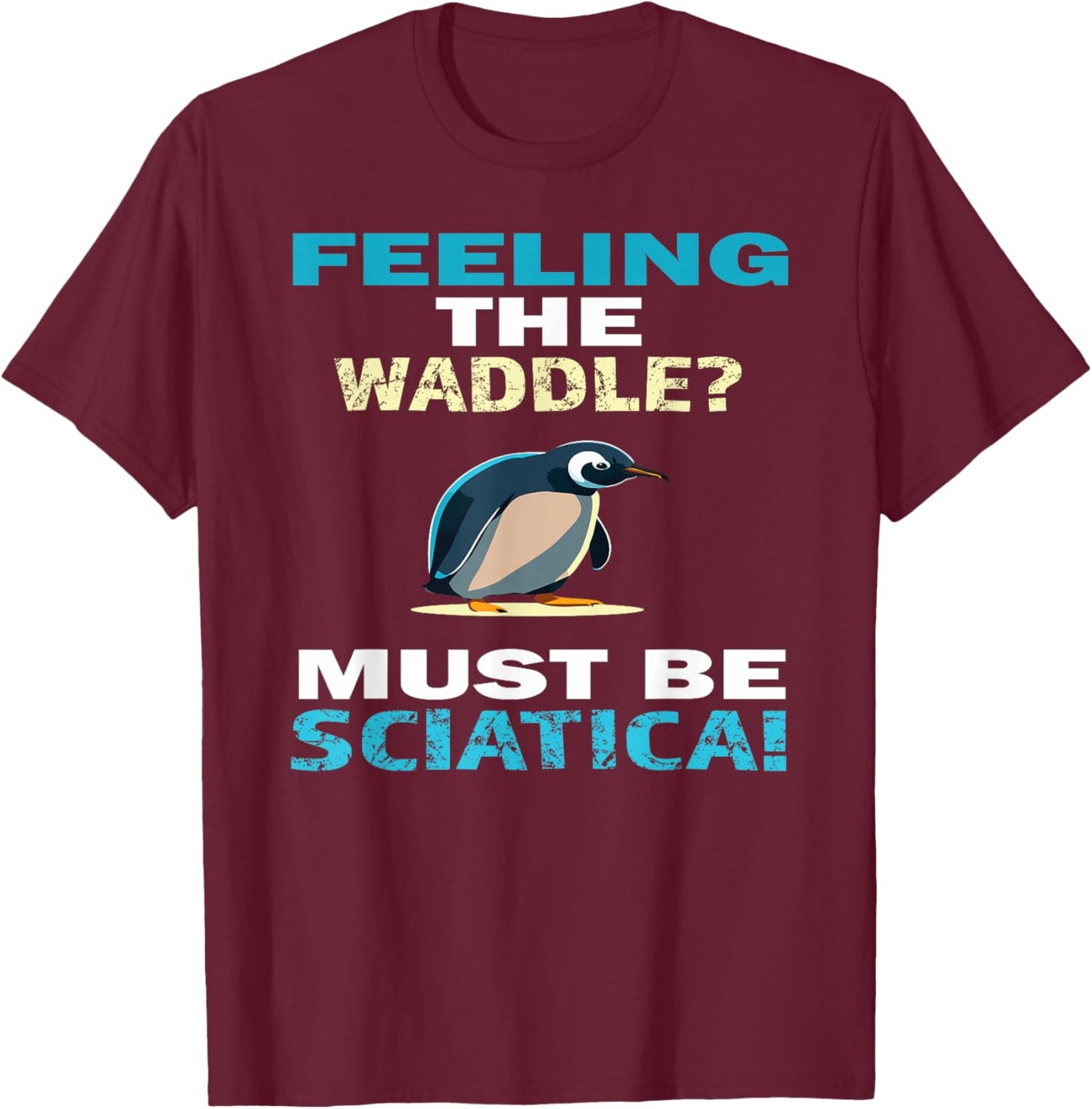 Funny Post Back Neck Spinal Fusion Sciatica Nerve Pain Gifts T-Shirt - T-Shirt | Maroon