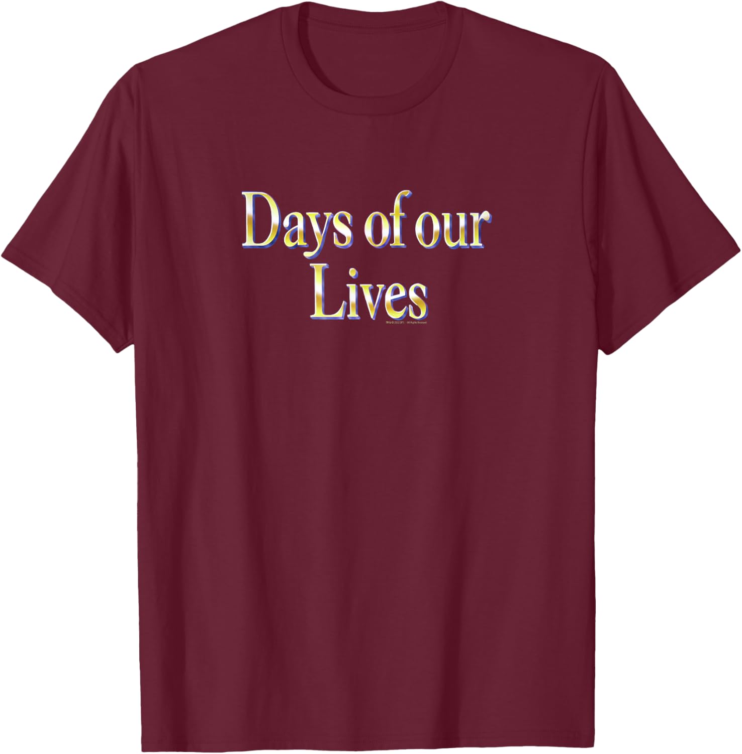 Days of Our Lives Logo T-Shirt - T-Shirt | Maroon