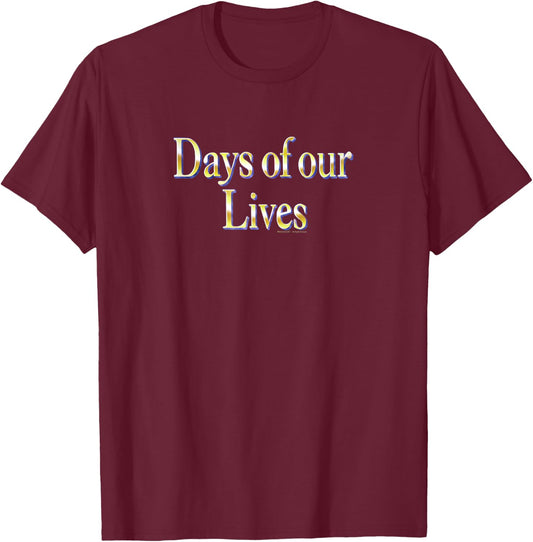 Days of Our Lives Logo T-Shirt - T-Shirt | Maroon
