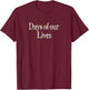 Days of Our Lives Logo T-Shirt - T-Shirt | Maroon