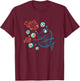 Disney Pixar Finding Nemo Christmas Fa La La La Outline Logo T-Shirt - T-Shirt | Maroon