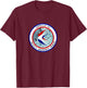 Apollo 15 Mission Patch Insignia Space Exploration T-Shirt - T-Shirt | Maroon