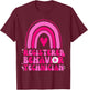 Registered Behavior Technician RBT Rainbow Funny T-Shirt - T-Shirt | Maroon