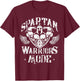 Spartan Warriors Mode Gladiator Sparta Beast Gym Workoout T-Shirt - T-Shirt | Maroon