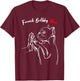 French Bulldog Mom Frenchie Mama Cute Dog Mom Funny Girls T-Shirt - T-Shirt | Maroon