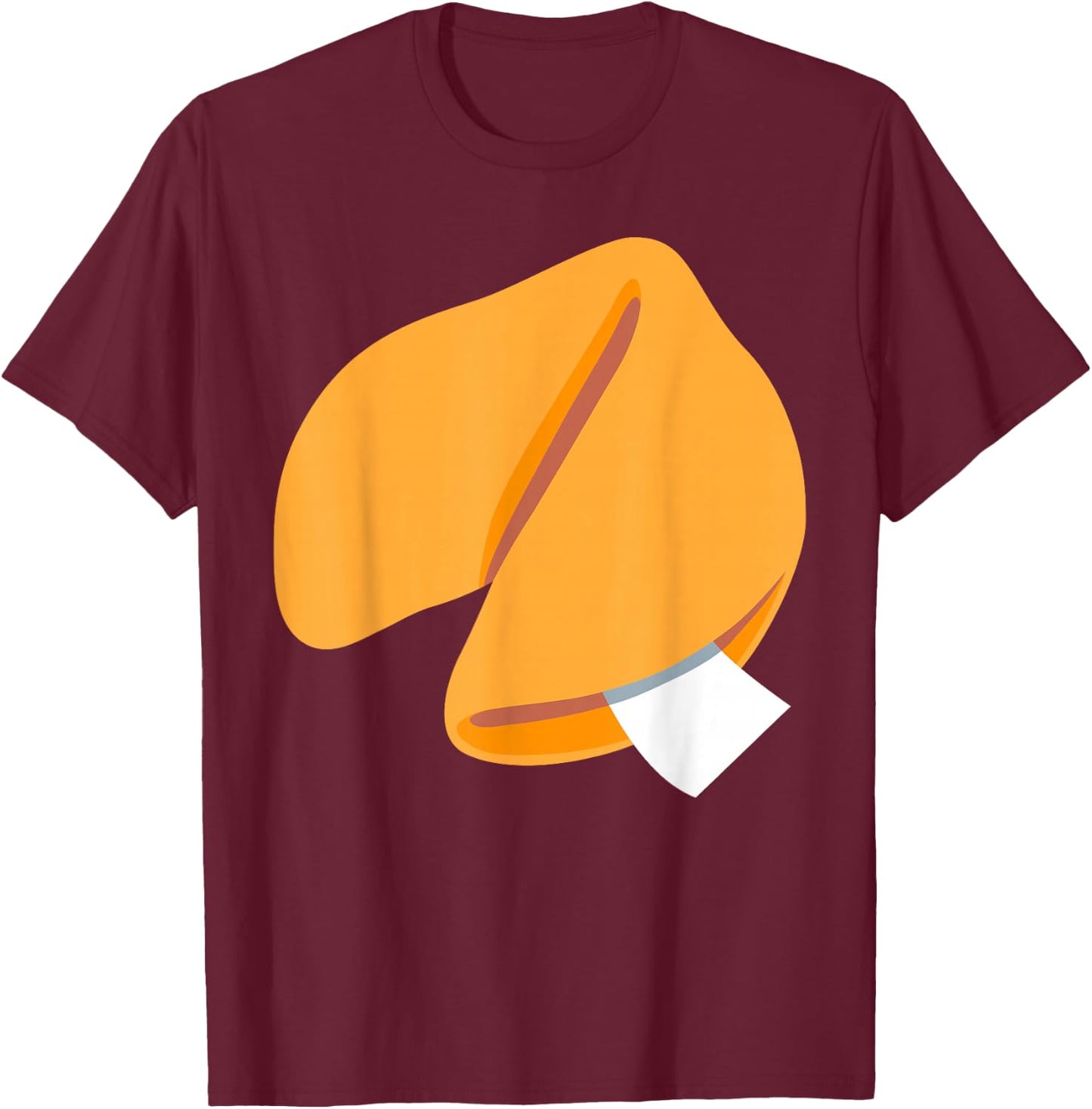Funny Fortune Cookie Lazy Halloween Costume Last Minute T-Shirt - T-Shirt | Maroon
